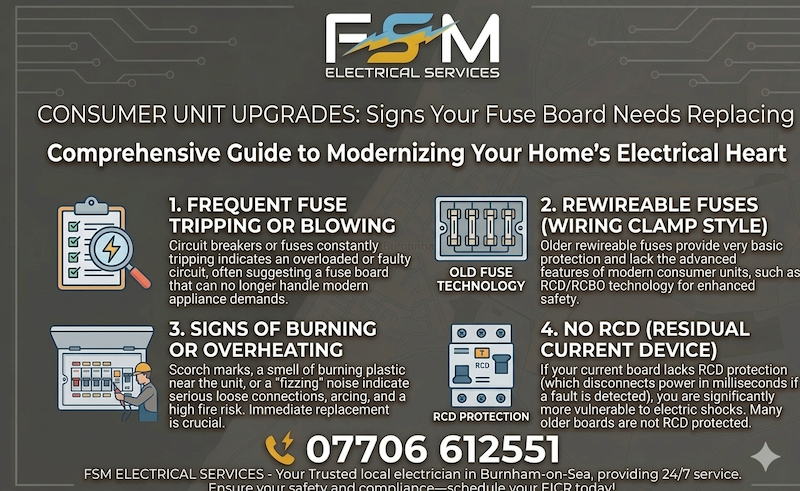 Consumer Unit Upgrades Signs Your Fuse Board Needs Replacing