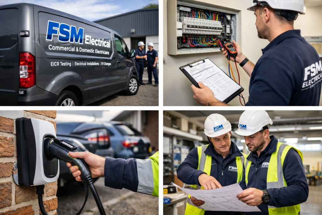 EV Chargers FSM Electrician Services Burnham-on-Sea