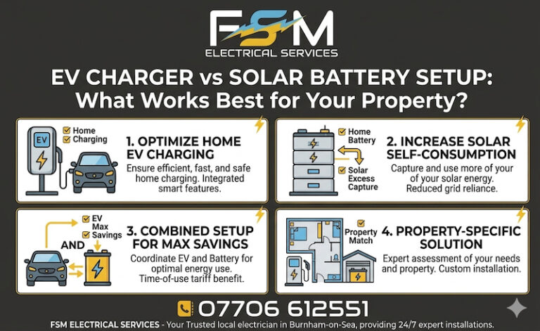 EV Charger vs Solar Battery Setup: What Works Best for Your Property?