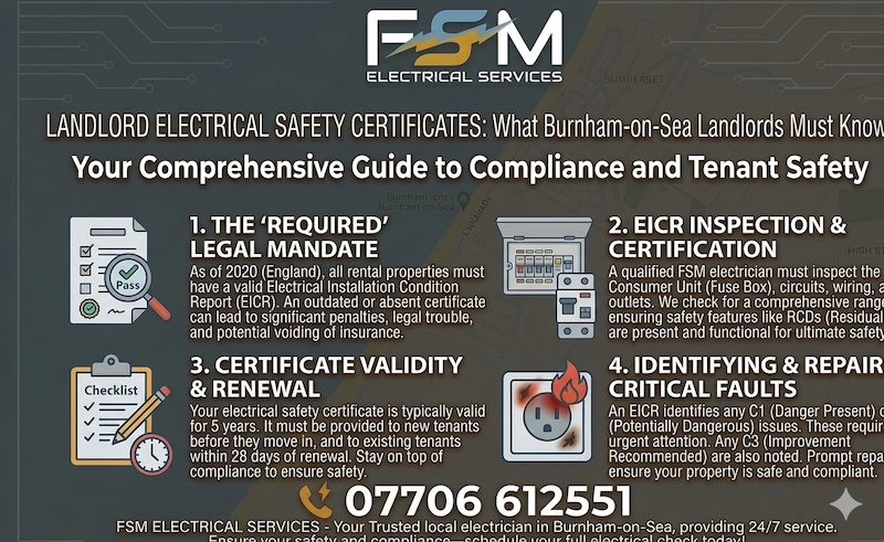 landlord electrical services burnham on sea north somerset